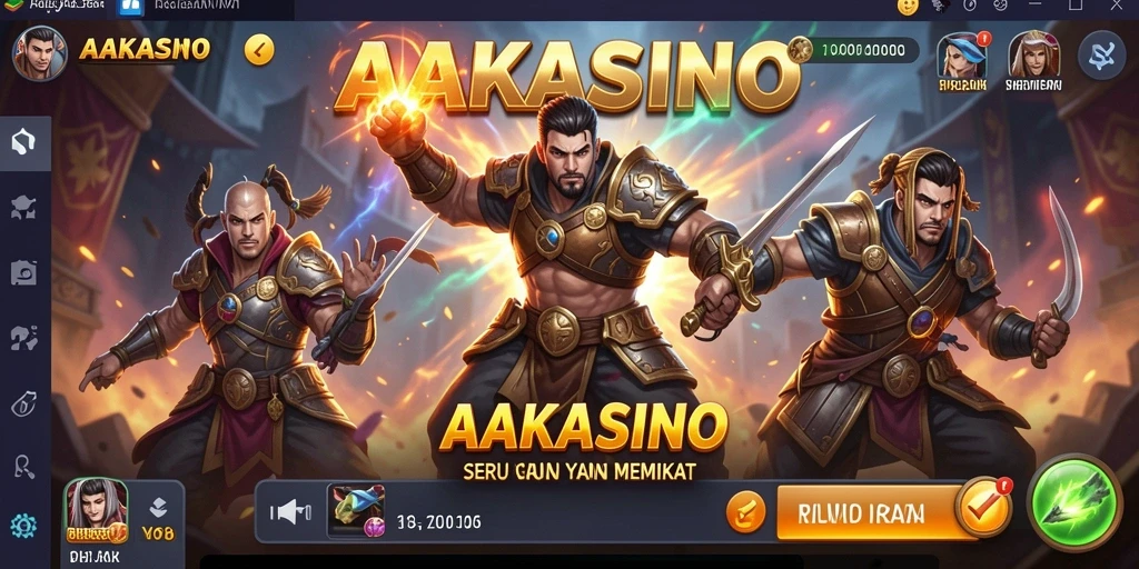 Tampilan gameplay <strong>AAKASINO</strong> yang mendebarkan dalam pertarungan.