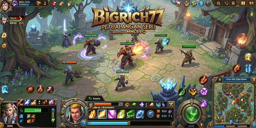Tampilan gameplay menarik dan grafis memukau di BIGRICH77.