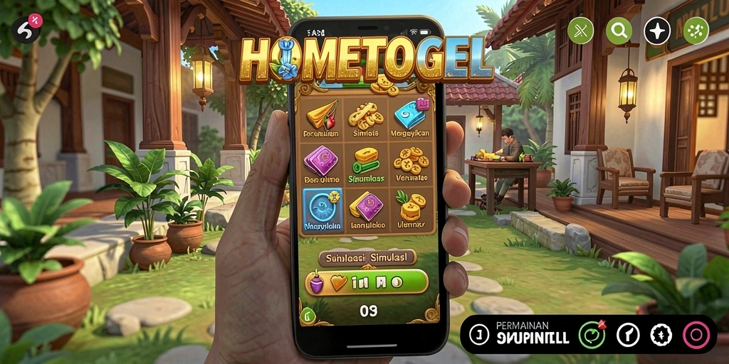 Tampilan gameplay <strong>HOMETOGEL</strong> yang menarik dan interaktif.