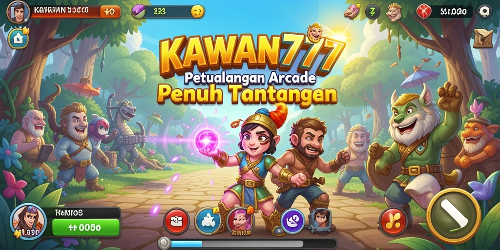 Screenshot KAWAN777 menampilkan gameplay seru dengan rintangan yang menantang.