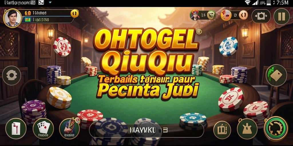 Tampilan gameplay seru OHTOGEL dalam permainan QiuQiu.