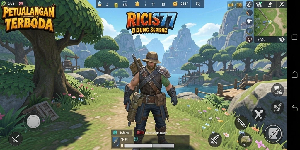 Screenshot RICIS77 menampilkan gameplay Open World yang seru.