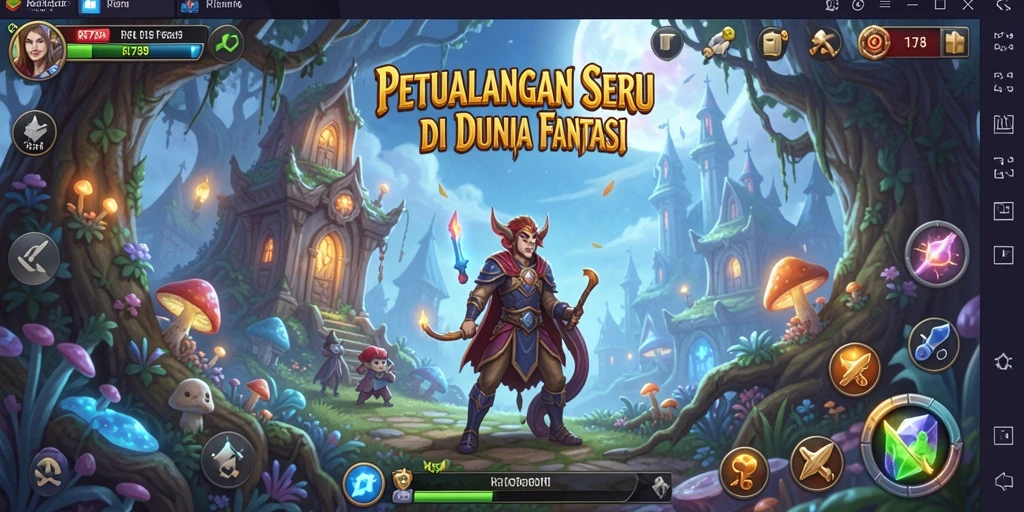 Gameplay seru di dunia fantasi RR789 dengan berbagai karakter menarik.